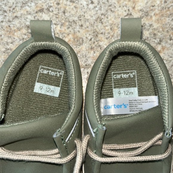 Carter's 9 to 12 months tie loafers shoes - Picture 2 of 7